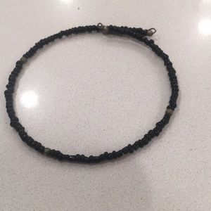 Black beaded bracelet